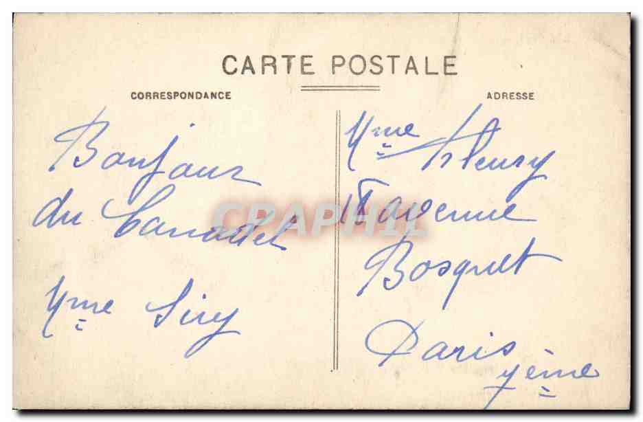 Le Grand Hôtel du Canadel — Éditeur non visible, n° de série non lisible — Rückseite