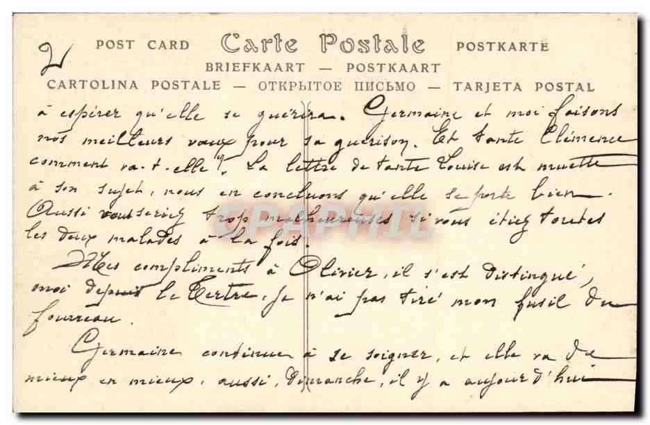 CPA Ain Draham Vue Generale — Verso