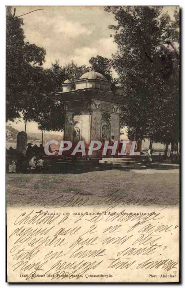 CPA Fontaine des eaux douces d Asire Constantinople Turquie