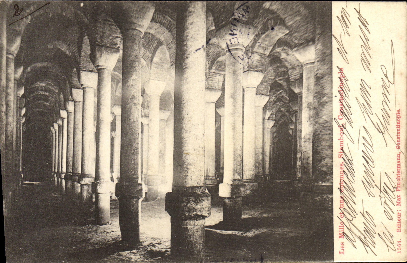 CPA Constantinople Les mille et une colonnes Turquie 