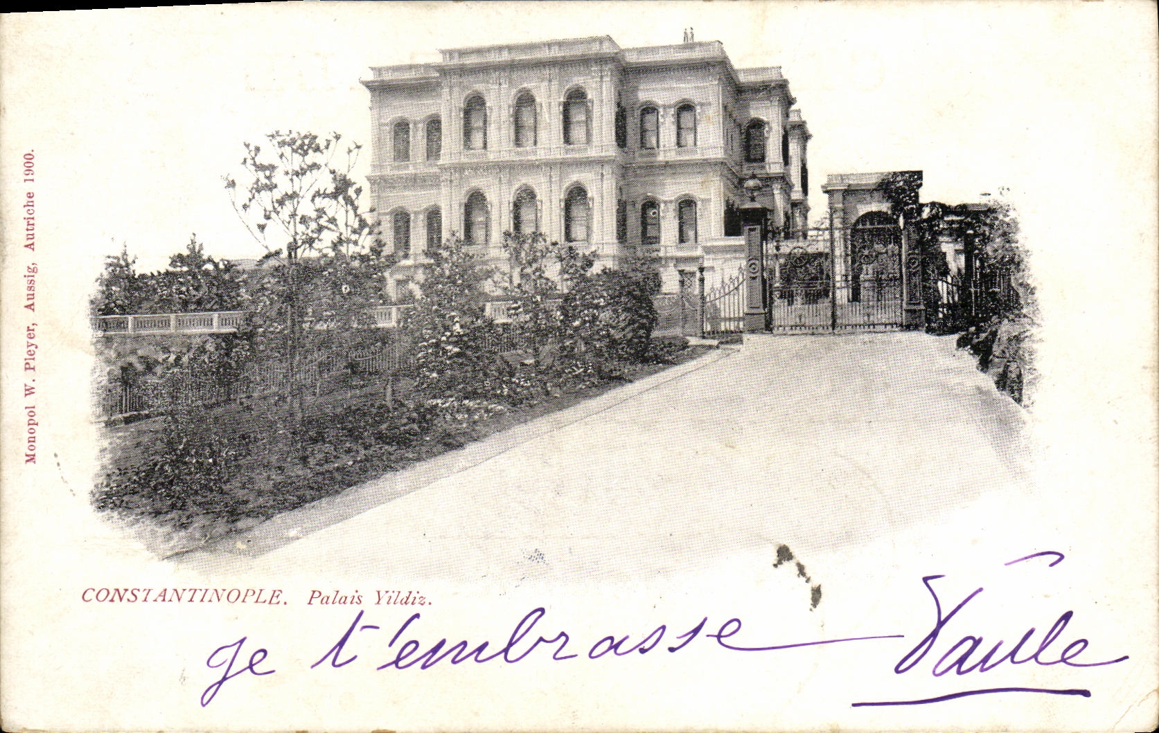 CPA Constantinople Palais Yildiz Turquie