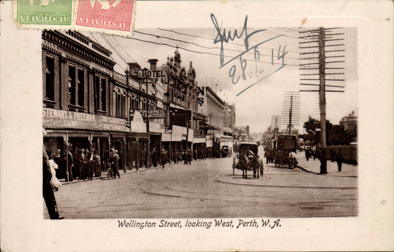 CPA Wellington Street Looking West Perth W A