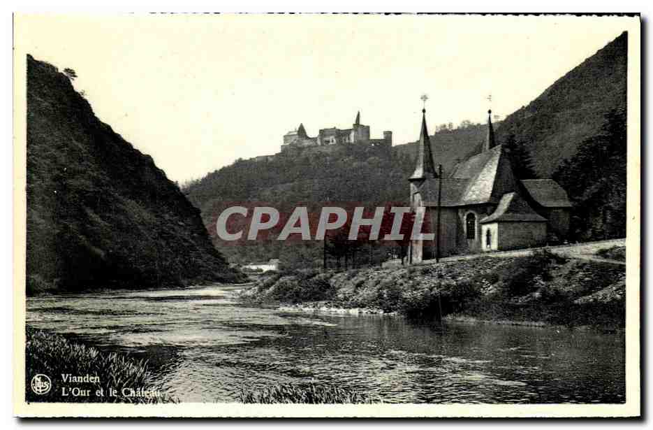 CPA Vianden L Our et le Chateau