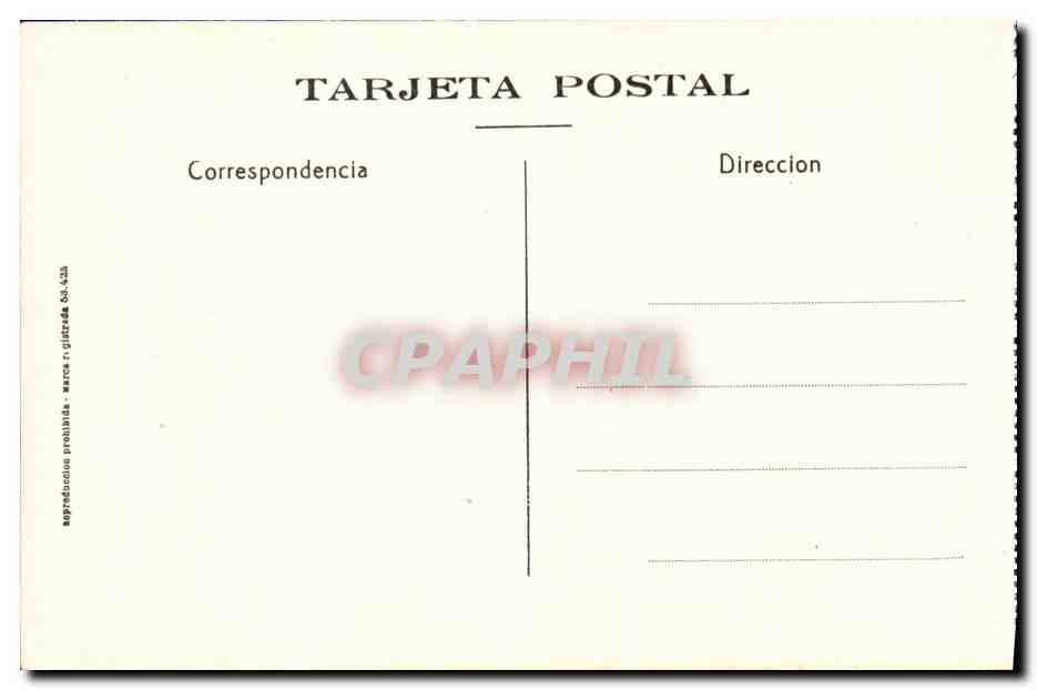 CPA Toledo Vista Parcial — Rückseite