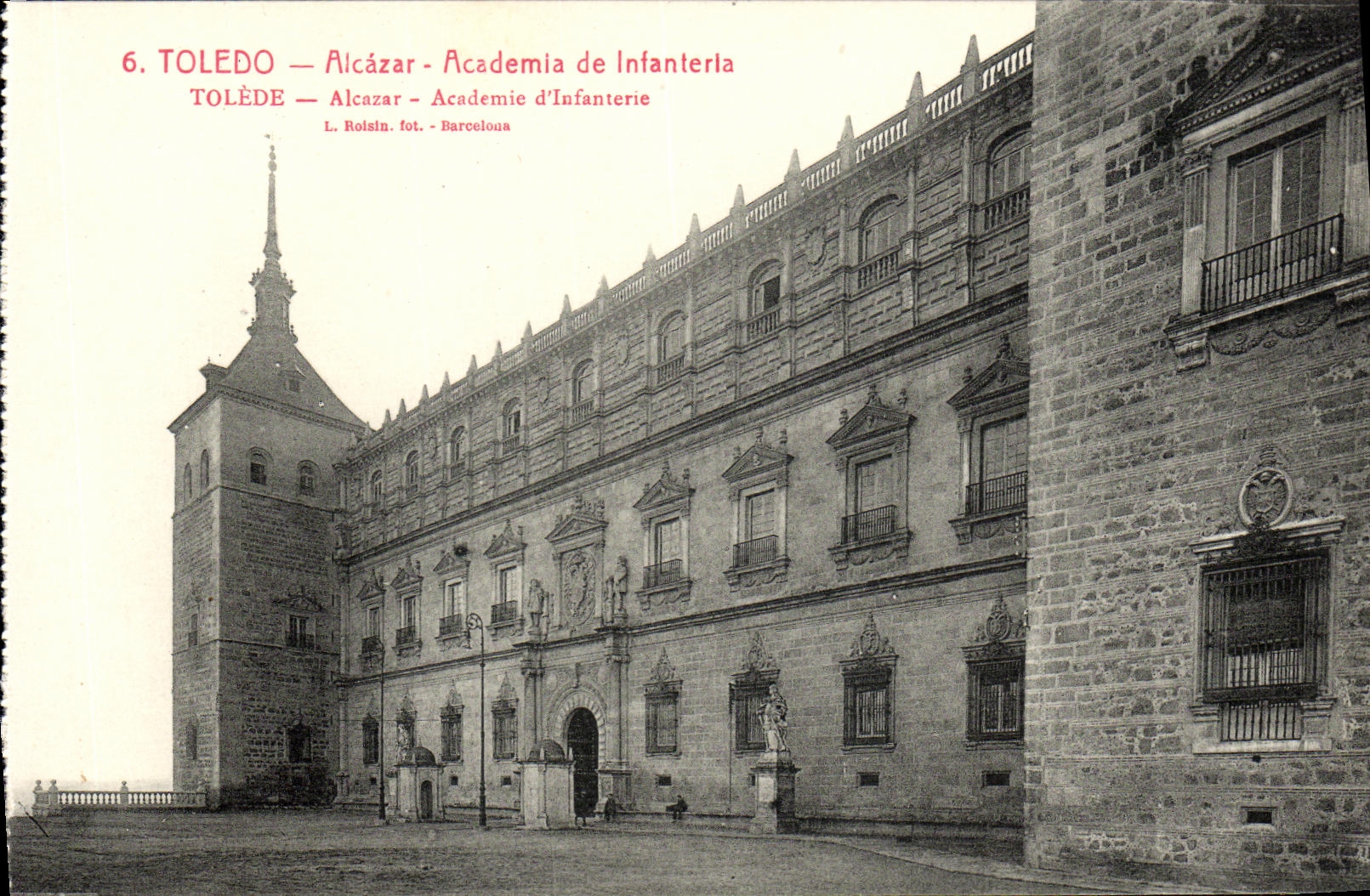CPA Toledo Alcazar Academie d Infanterie Militaria 