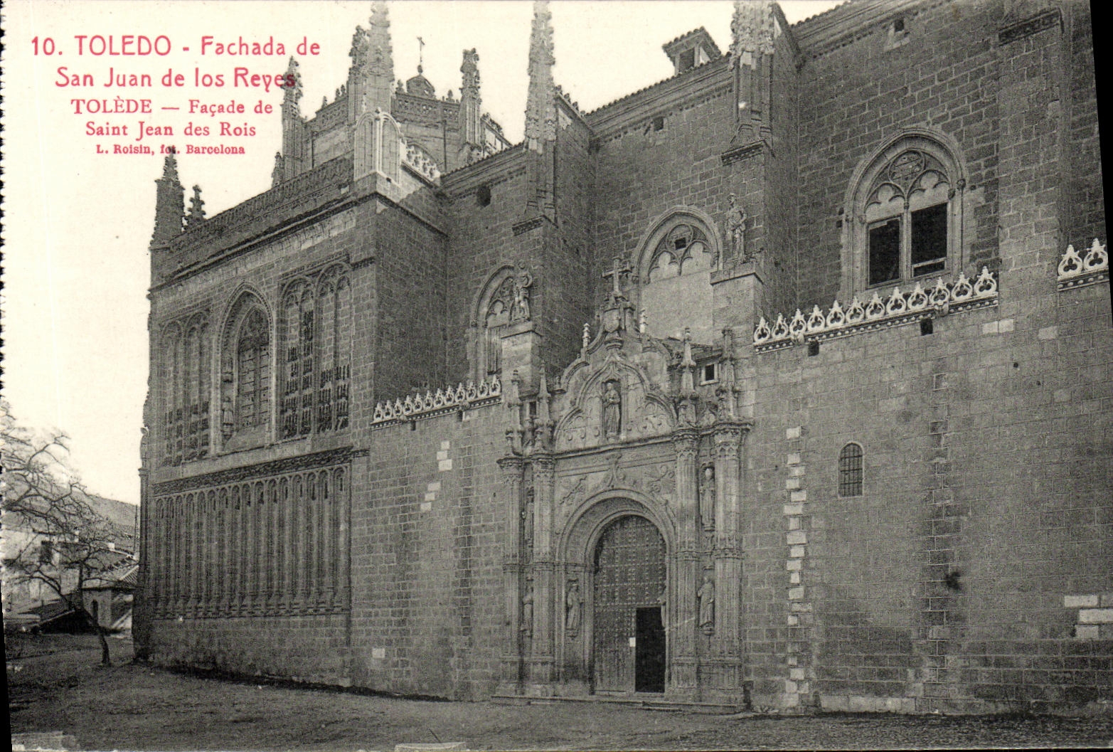 CPA Toledo Facade de Saint Jean des Rois