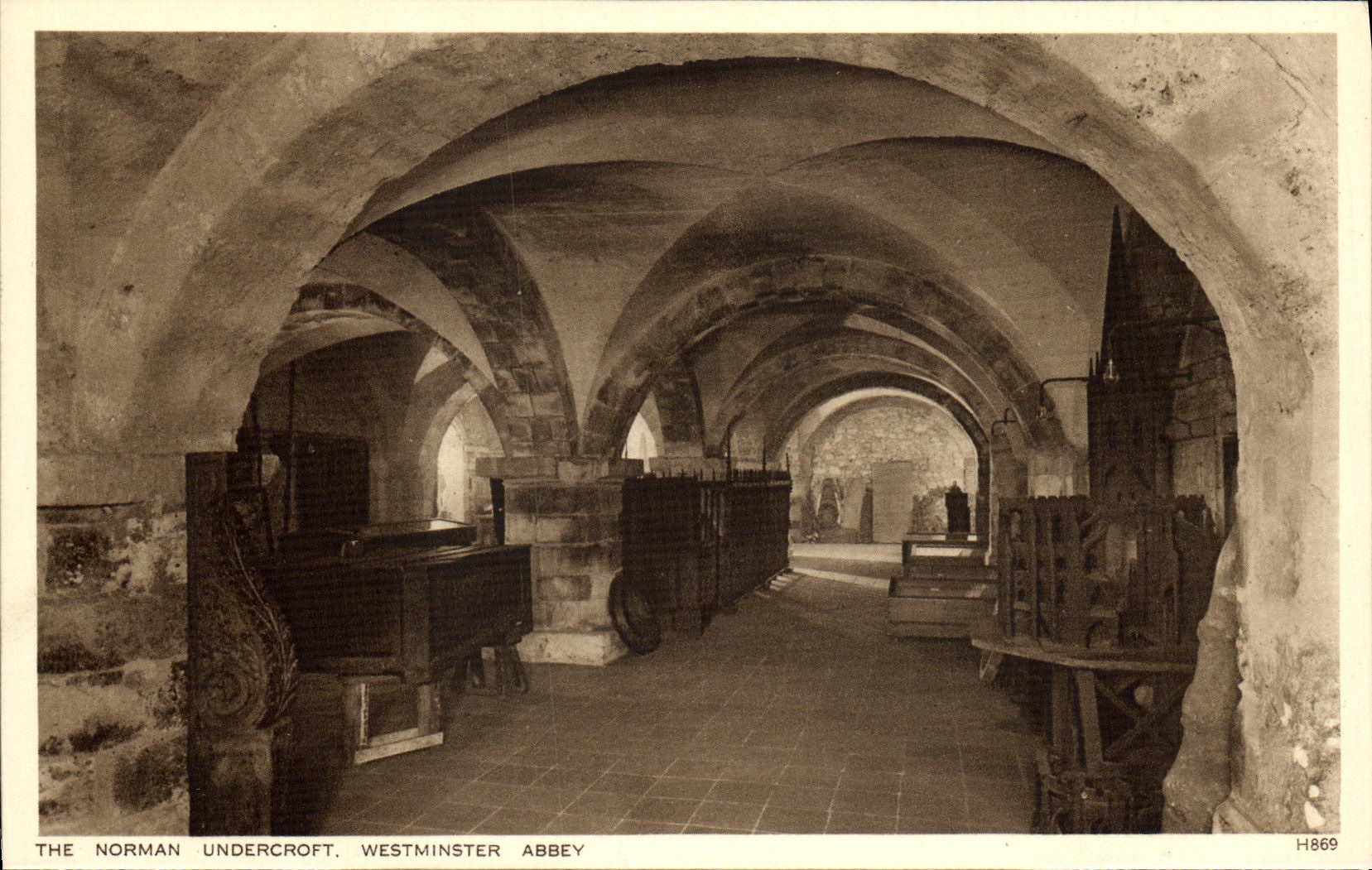 CPA The Norman Undercroft Westminster Abbey London 