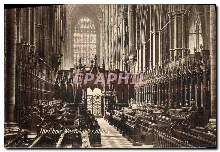 CPA The Choir Westminster Abbey London 