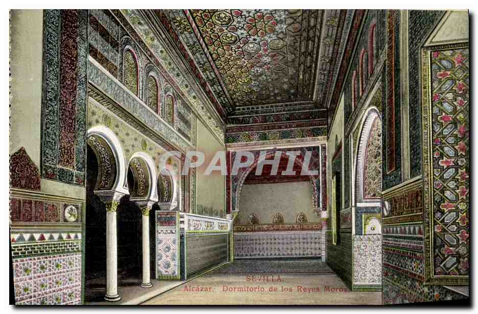 CPA Sevilla Alcazar Dormitorio de los Reyes Moros