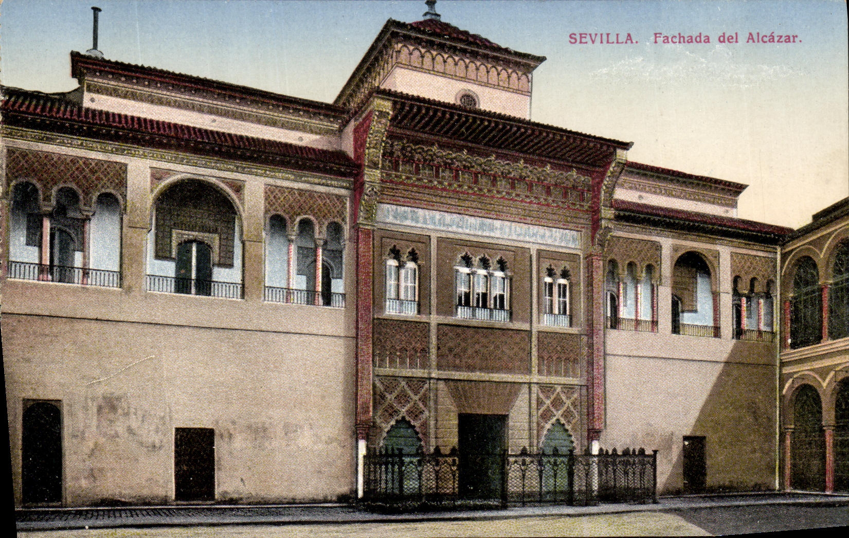 Sevilla. Fachada del Alcázar — C.R.S. n° 138