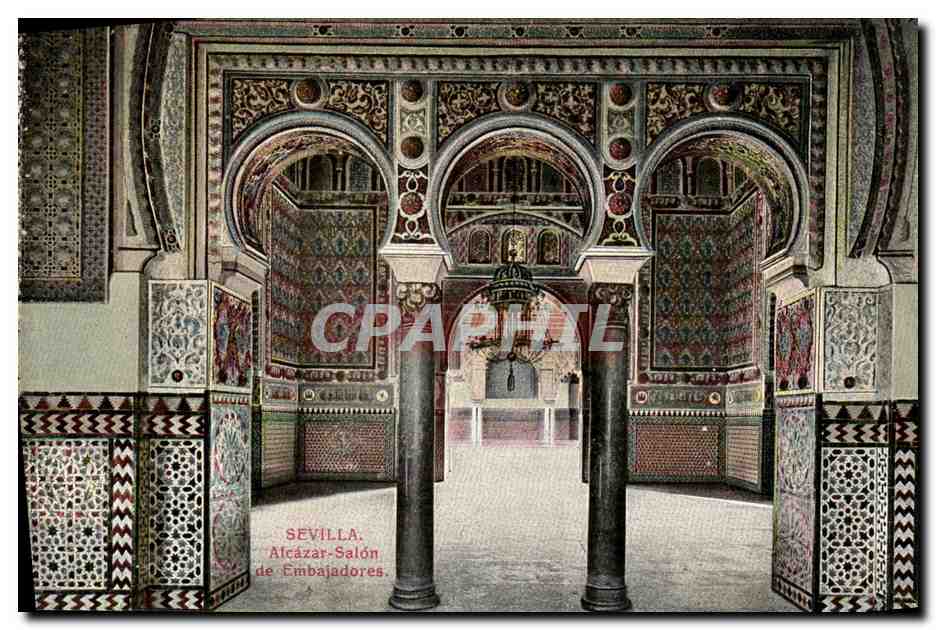 CPA Sevilla Alcazar Salon de Embajadores 