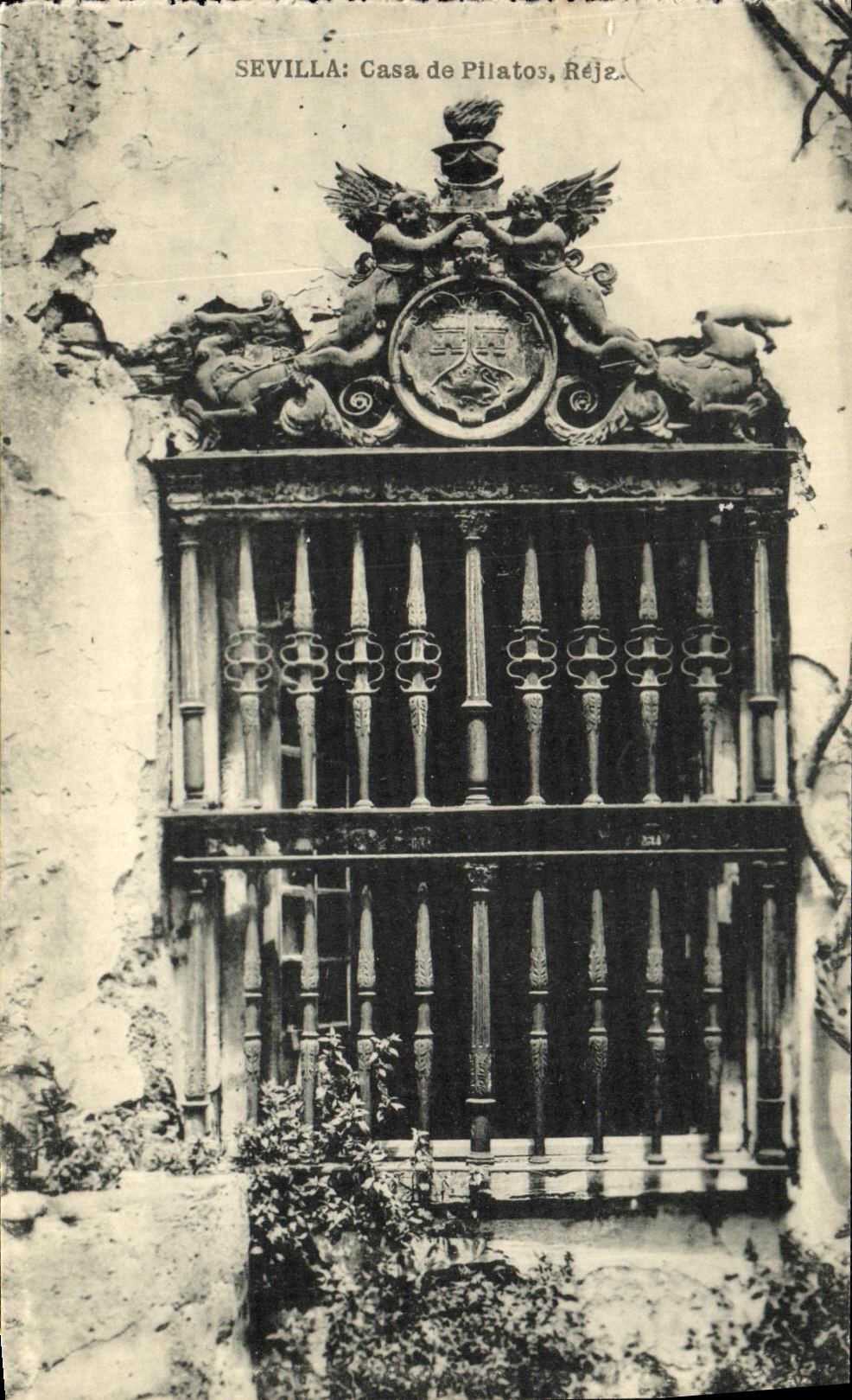 CPA Sevilla Casa de Pillatos Rejz