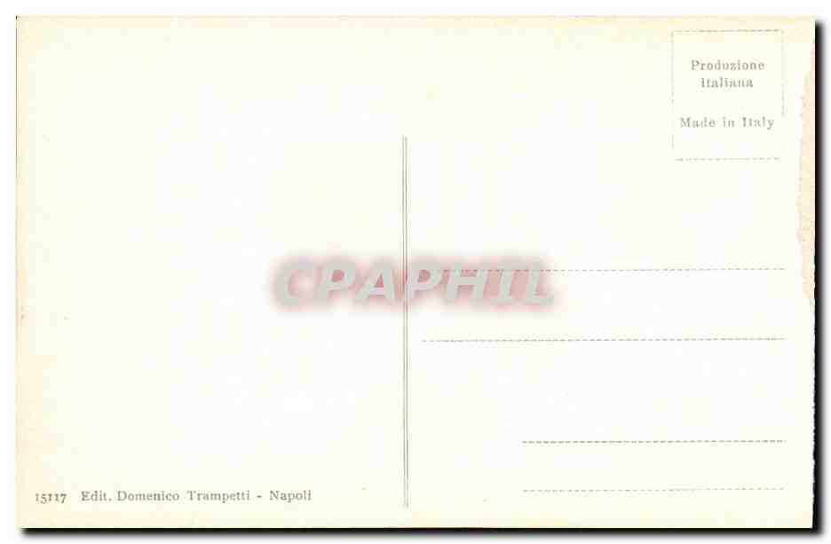 CPA Pompei Forno e Mulini — Rückseite