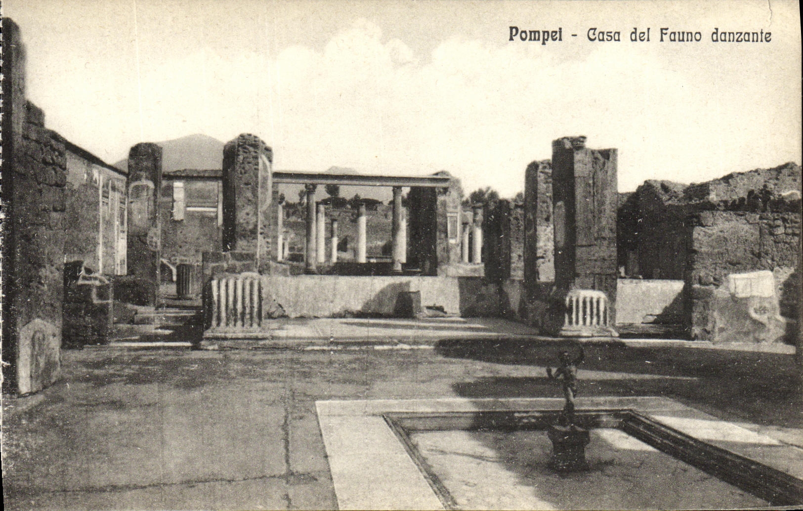 CPA Pompei Casa del Fauno danzante