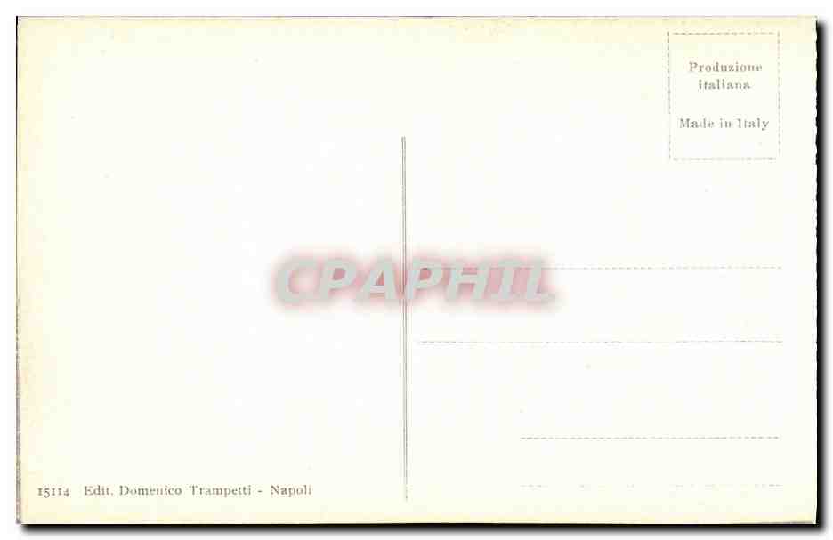 CPA Pompei Gasa deall Aronini d Oro — Rückseite