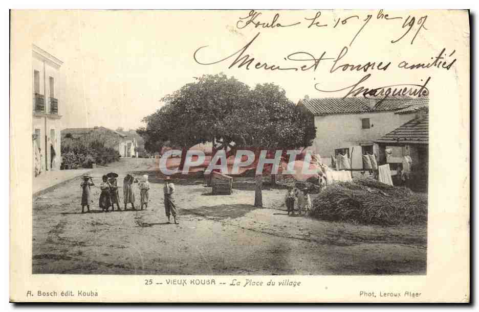 CPA Vieux Kouba La Place du Village