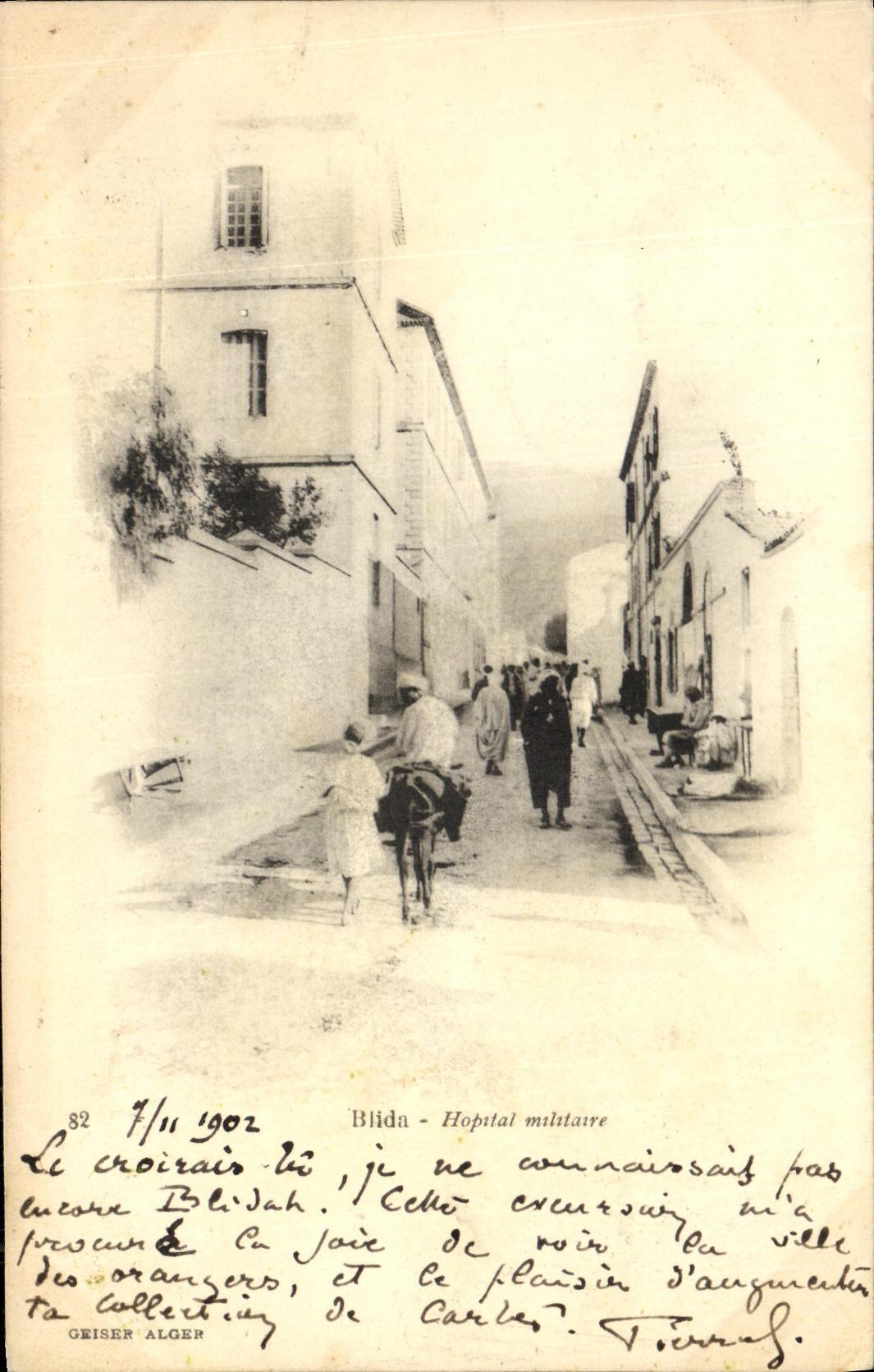 CPA Blida Hopital Militaire Militaria