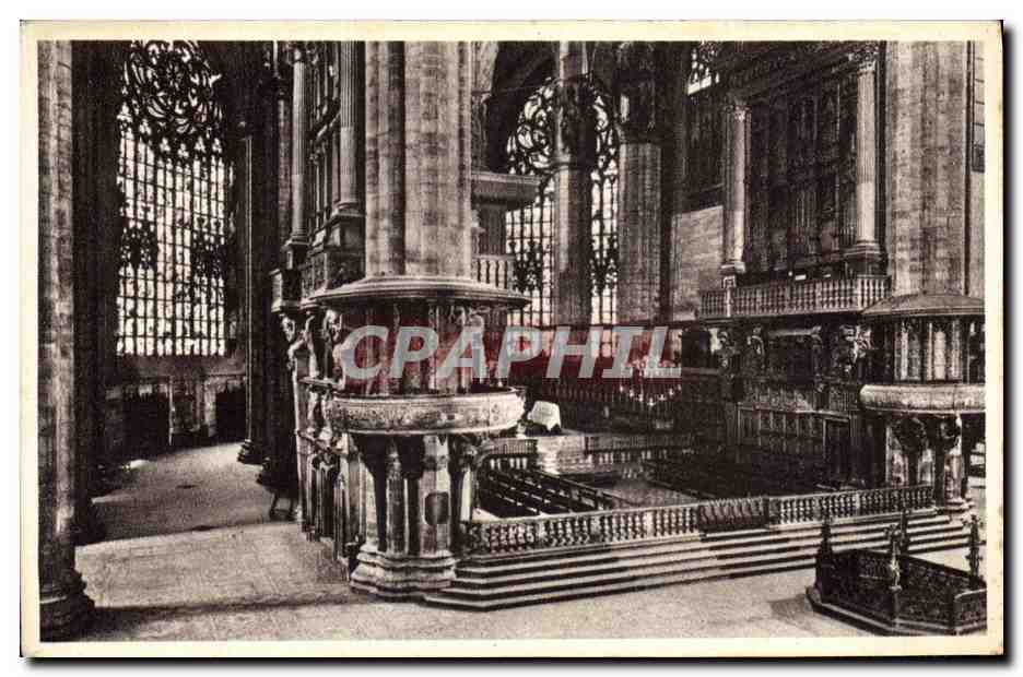 CPA Milano Interno del Duomo