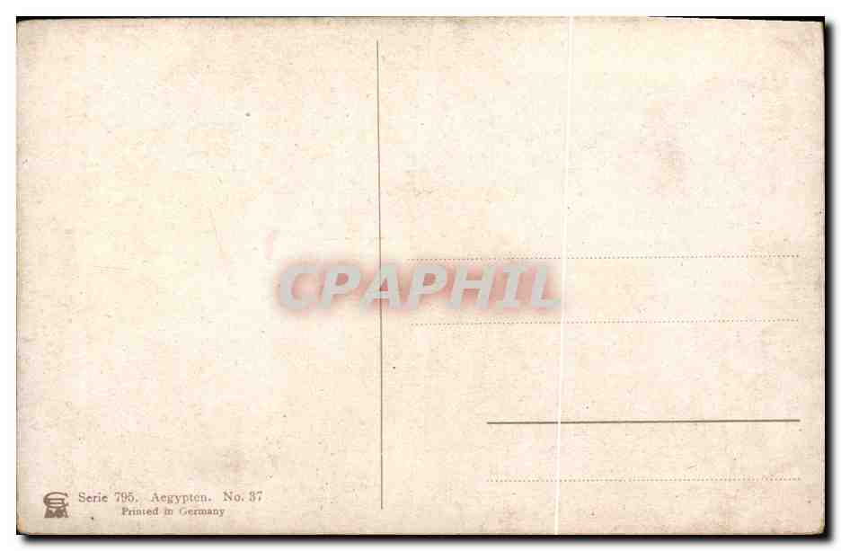CPA Cairo Bab el Zuwele — Back