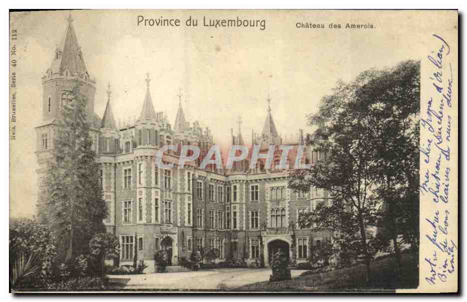 CPA Province du Luxembourg Chateau des Amerois