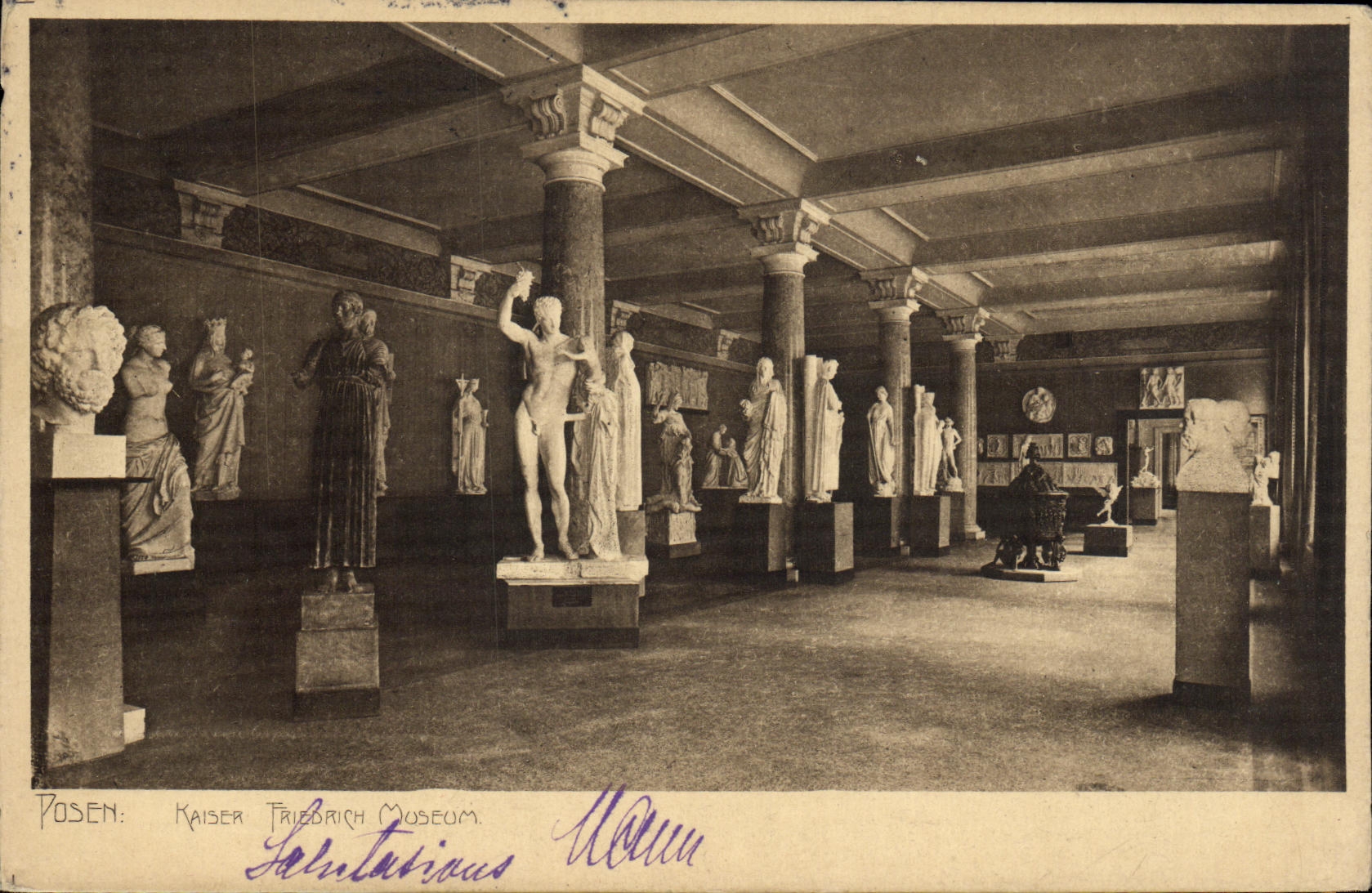 CPA Posen Kaiser Friedrich Museum Polognez