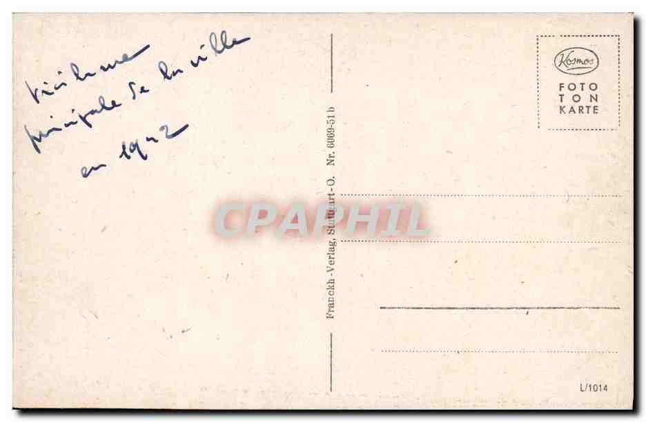 CPA Rastatt Kaiserstrasse Drapeau nazi — Rückseite