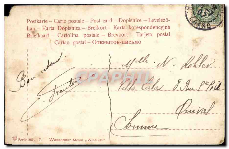 CPA Wassenaar Molen Windlust — Reverso
