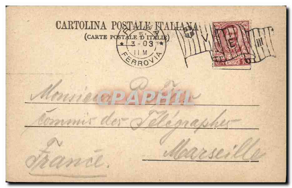 CPA Grupoo di Ciociari Folklore Italie — Verso