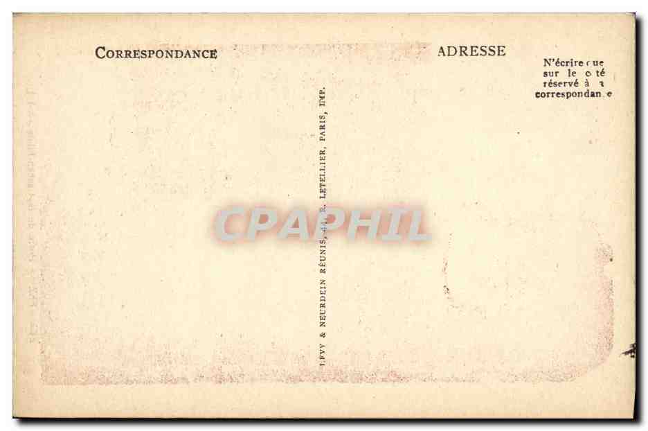 CPA Fez Porte de la Casbah Filala — Rückseite