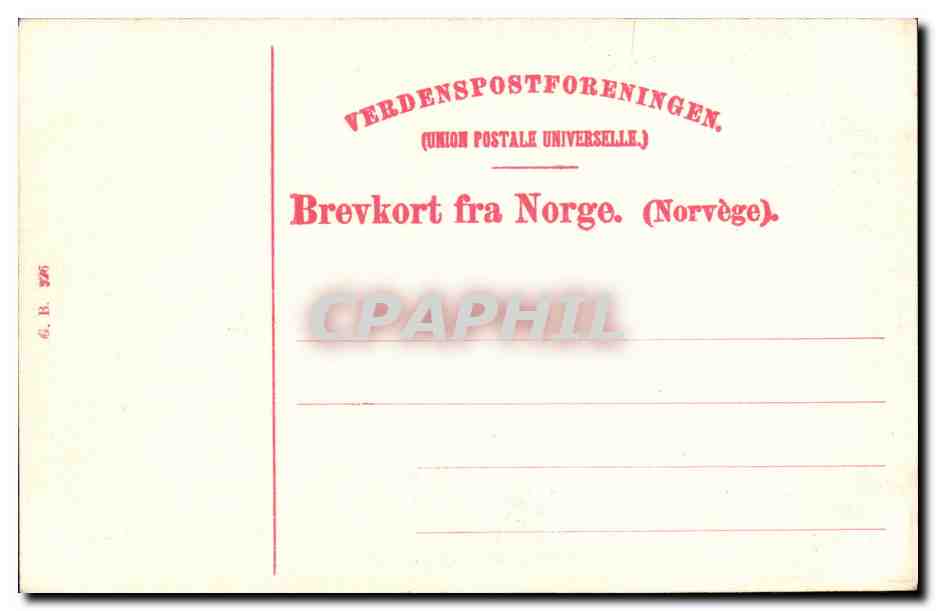 CPA Hotel Udsigten Geiranger  — Verso