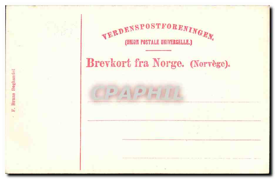 CPA Torghatten — Verso