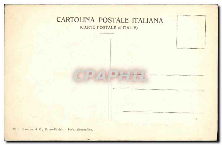 CPA Capri Marina Piccola Sant Andrea — Rückseite