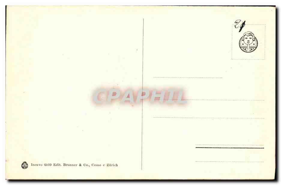 CPA Roma Interno Della Cappella Sistina Vaticano — Rückseite