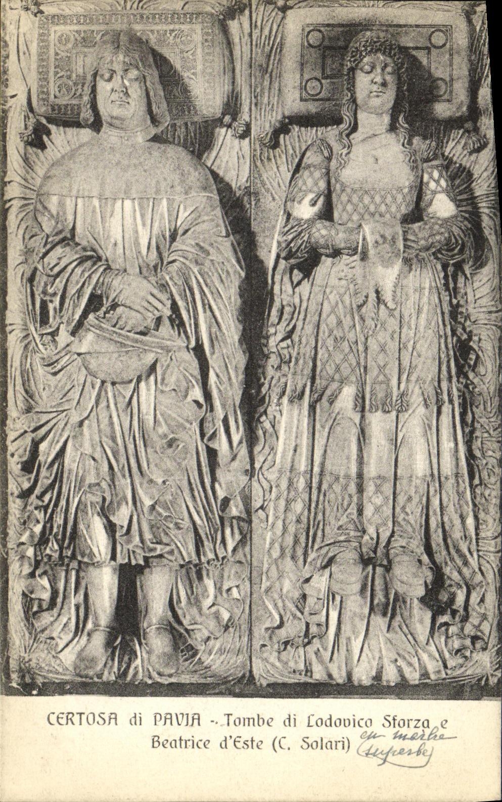 CPA Cerstosa di Pavia Tombe di Lodovico Sforza e Beatrice d Este