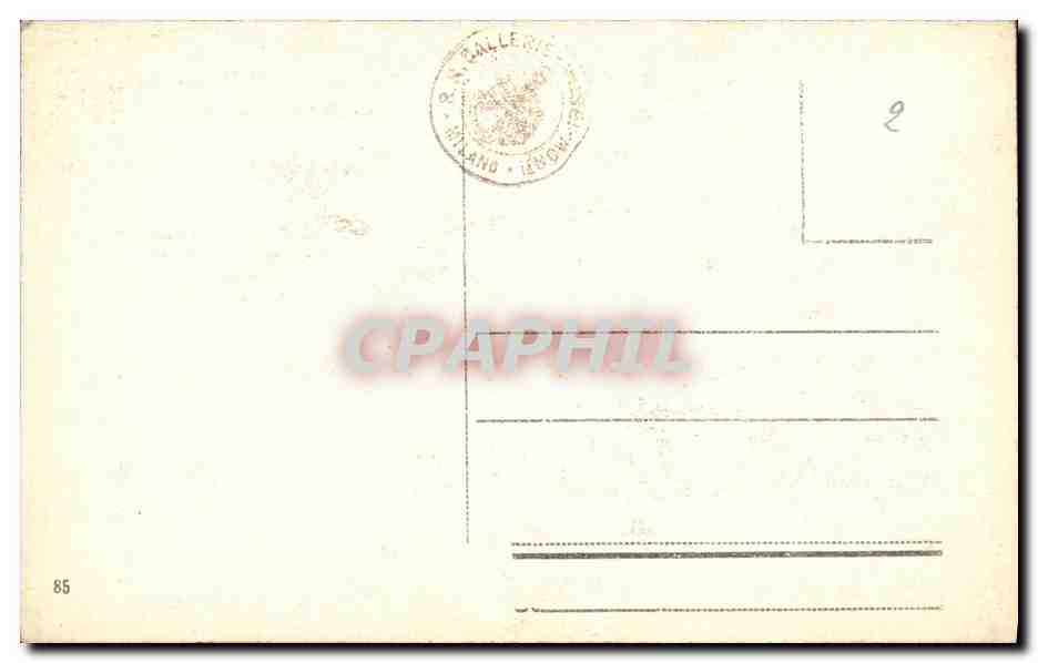 CPA Cerstosa di Pavia Tombe di Lodovico Sforza e Beatrice d Este — Rückseite
