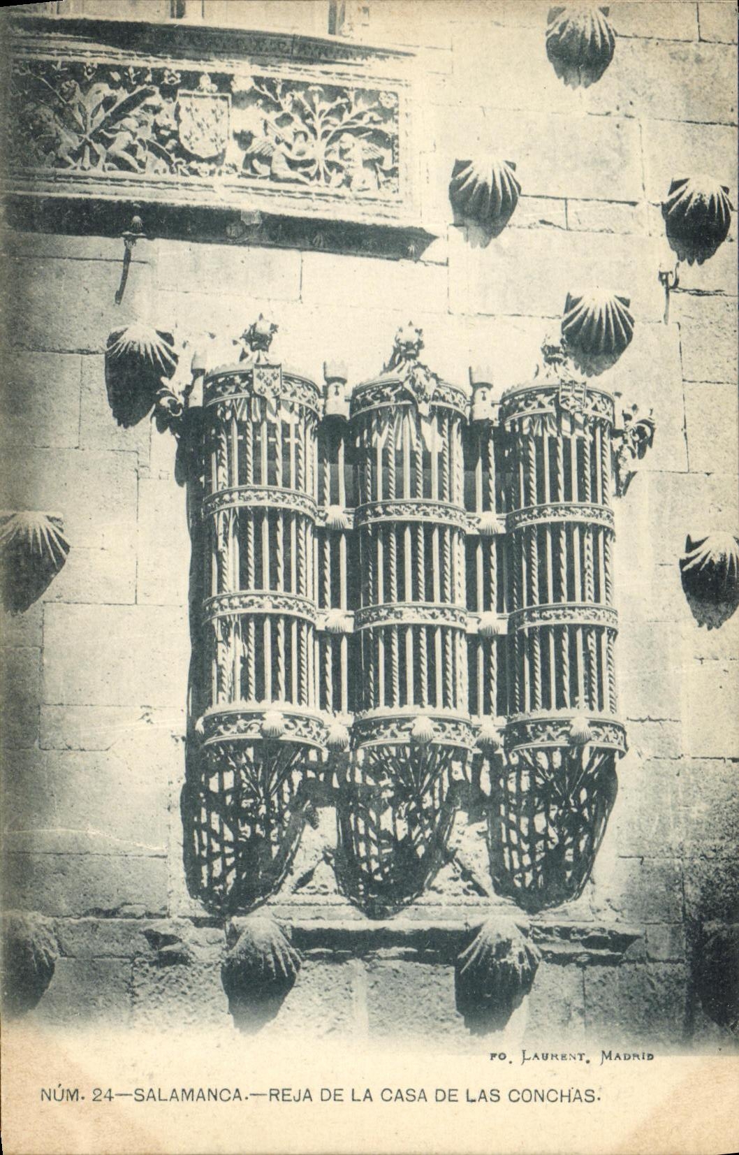 CPA Salamanca Reja de la Casa de las Conchas
