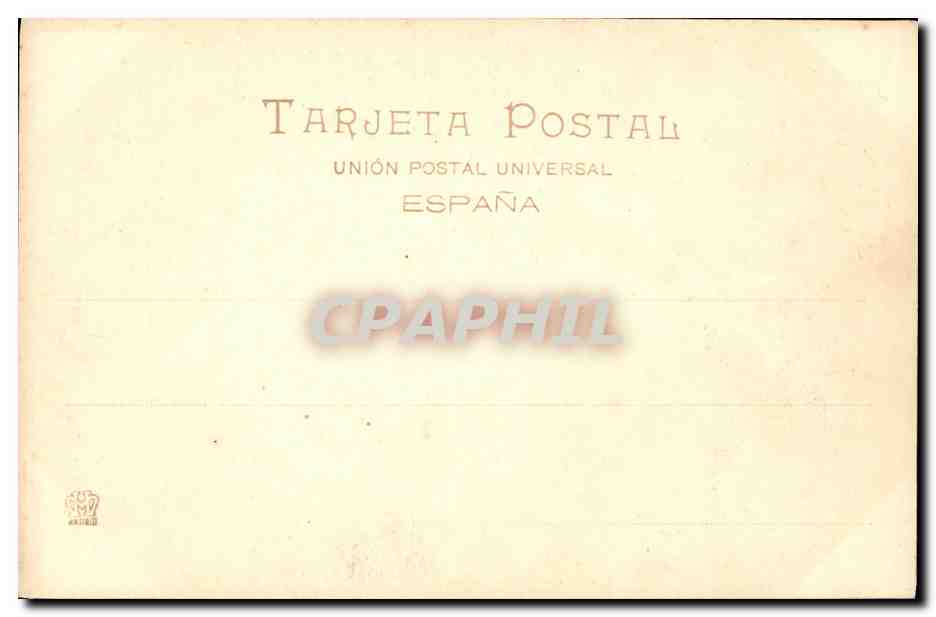 CPA Ronda Puente del Tajo — Rückseite