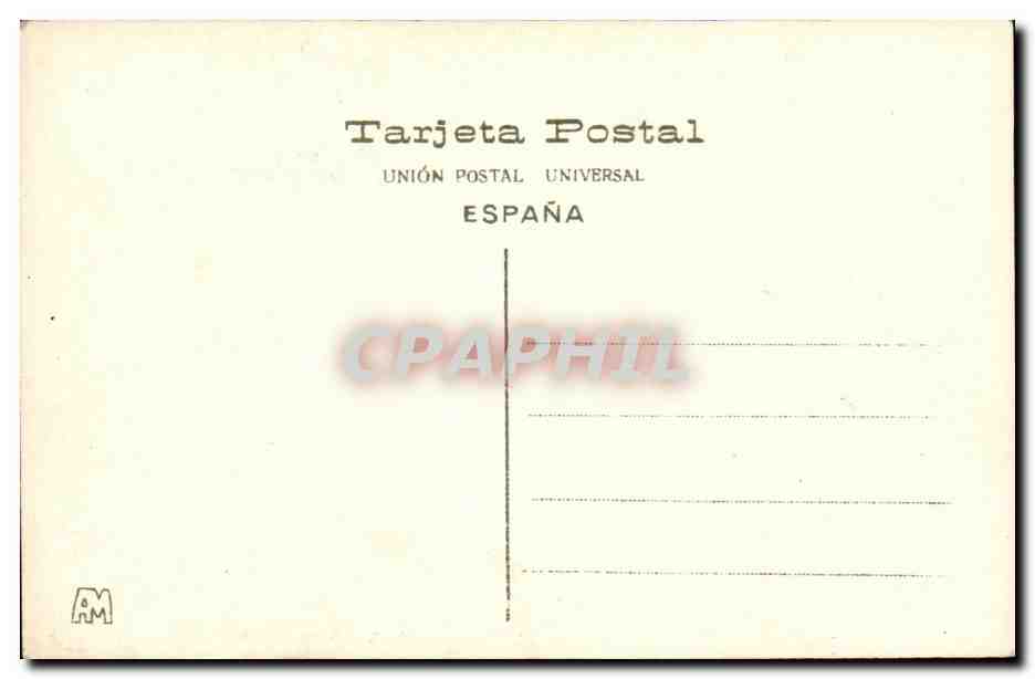 CPA Palma de Mallorca Patio de San Francisco — Rückseite