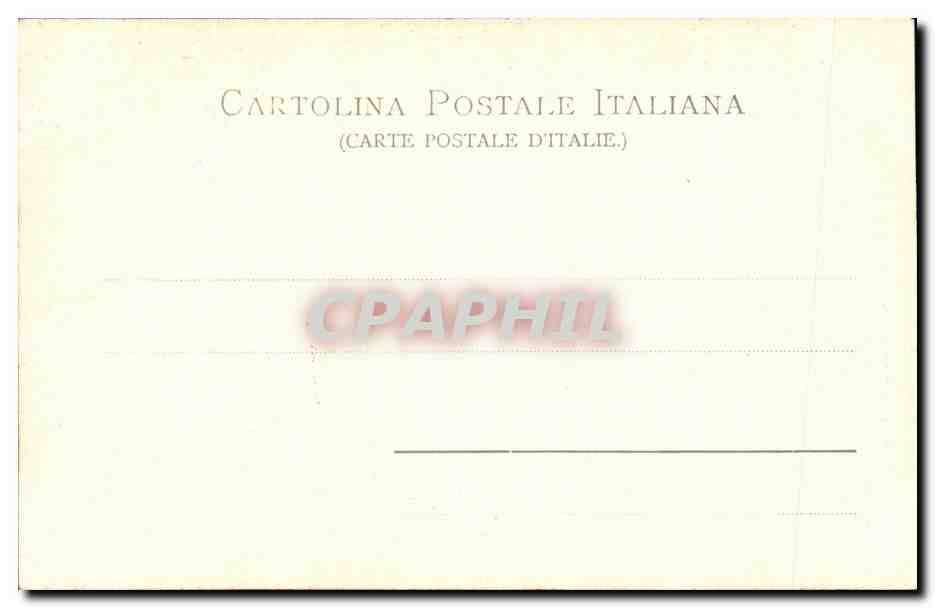 CPA San Gimignano Chiesa di S Agostino parte da Roma per Milano — Verso