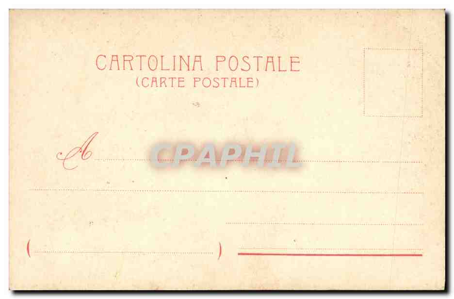 CPA Tivoli Cascatelle della Grotta di Nettuno — Rückseite