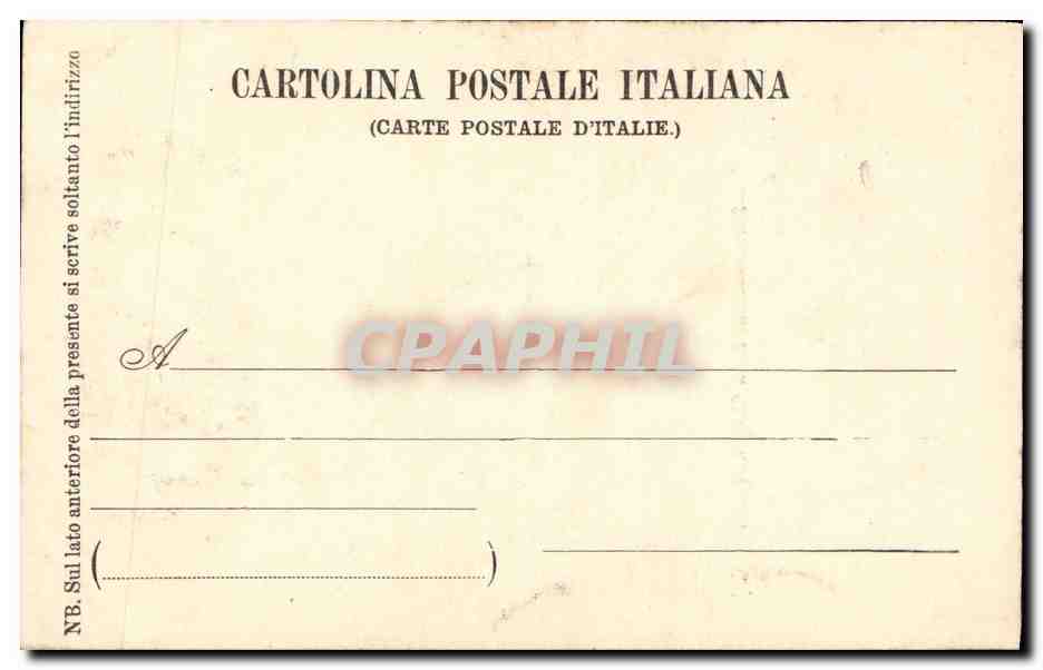 CPA Beato Angelico Incoronasione della vergina Firenze — Verso
