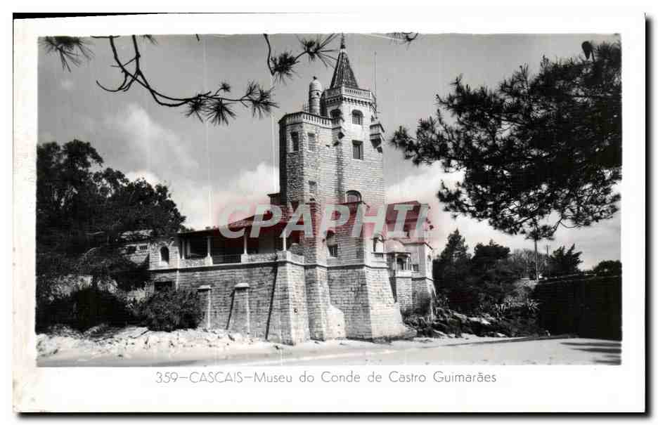CPA Cascais Museu do Conde de Castro Guimaraes