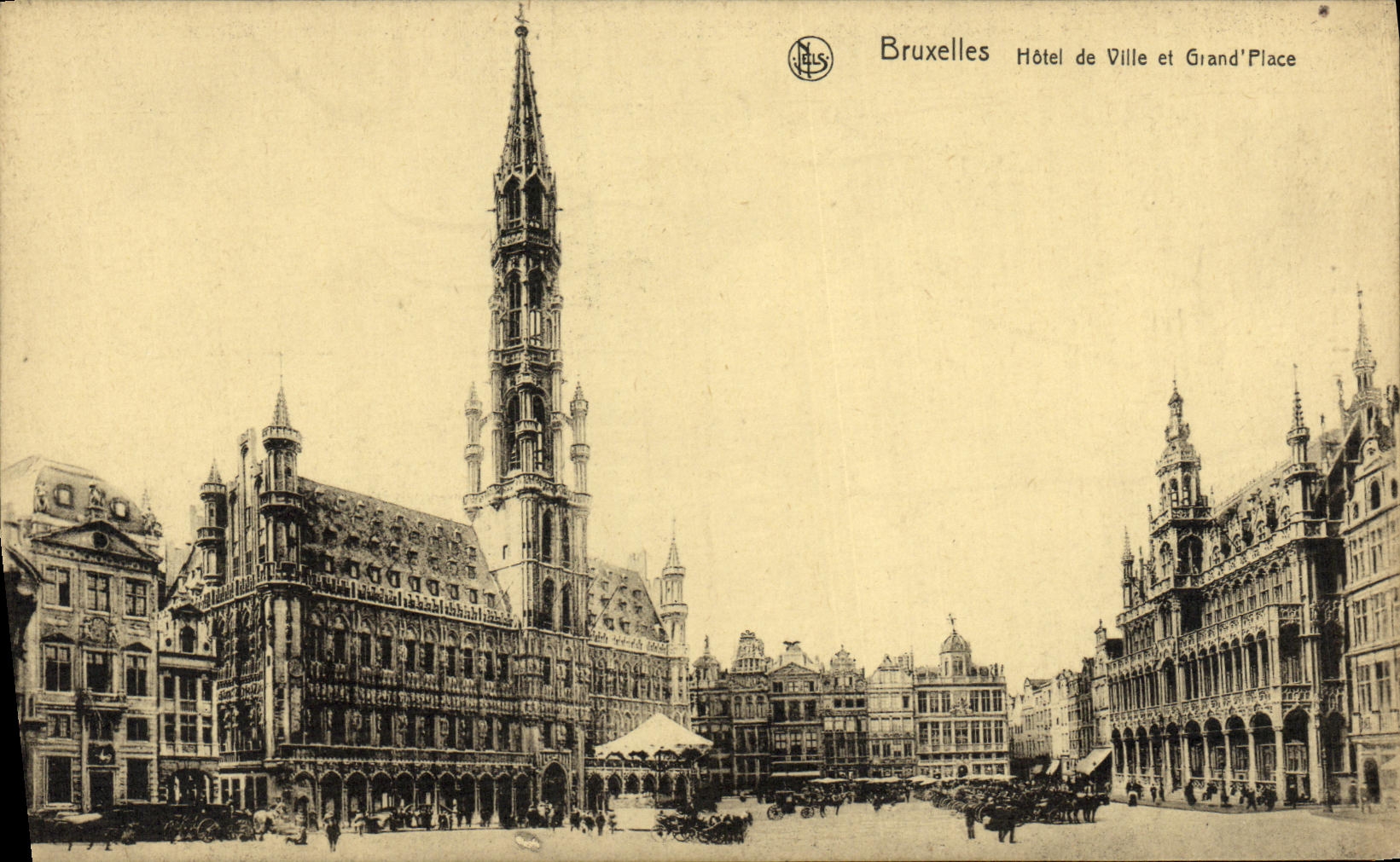 CPA Bruxelles Hotel de Ville et Grand Place