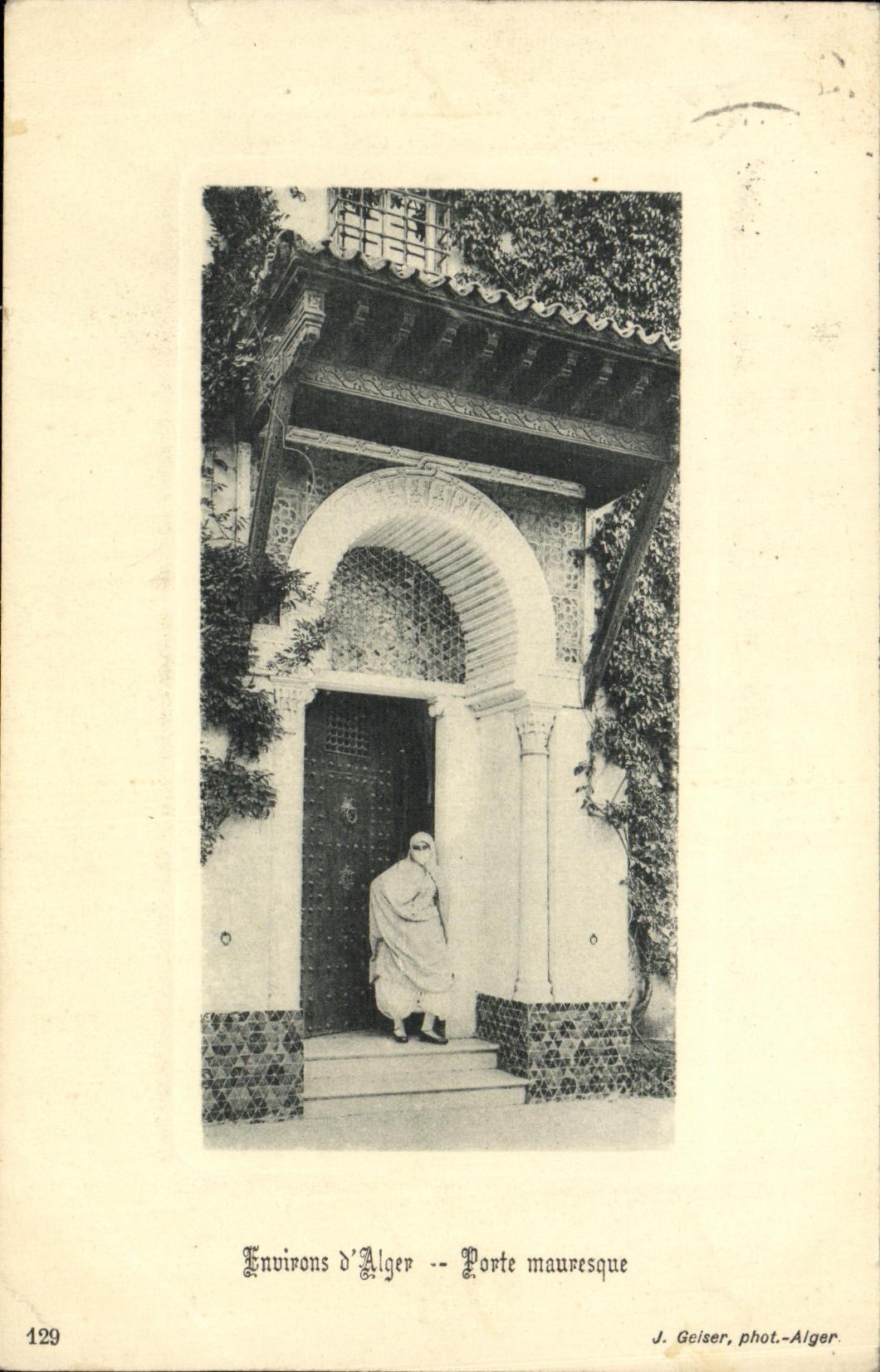 CPA Environs d Alger Porte Mauresque