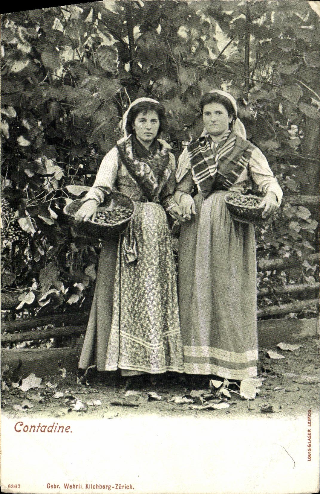 CPA Contadine Femmes Folklore 