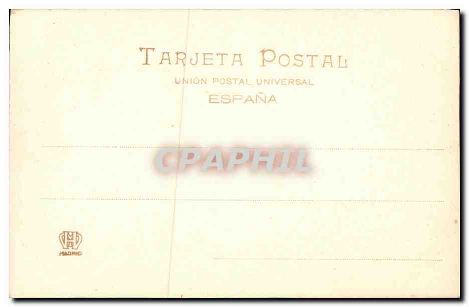 CPA Malaga El puerto desde el Parque  — Rückseite