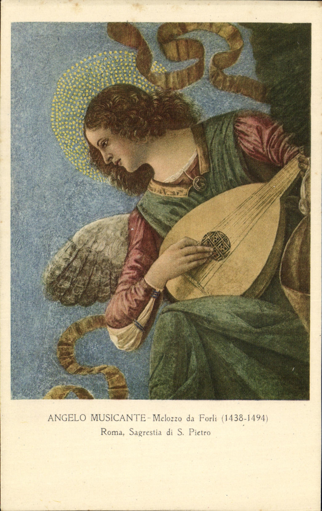 CPA Roma Angelo Musicante Melozzo da Forli 1438 1494 Roma Sagrestgia di S pietro 