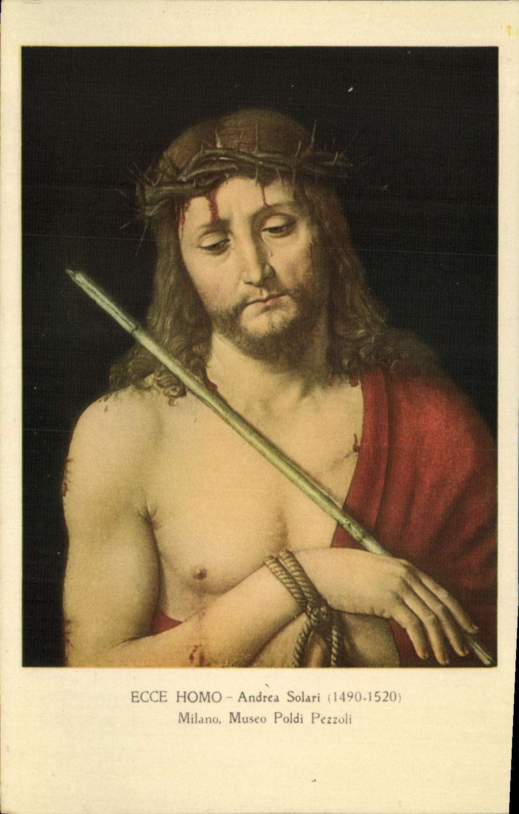 CPA Ecce Homo Andrea Solari 1490 1520 Milano Musee Poldi Pezzoli