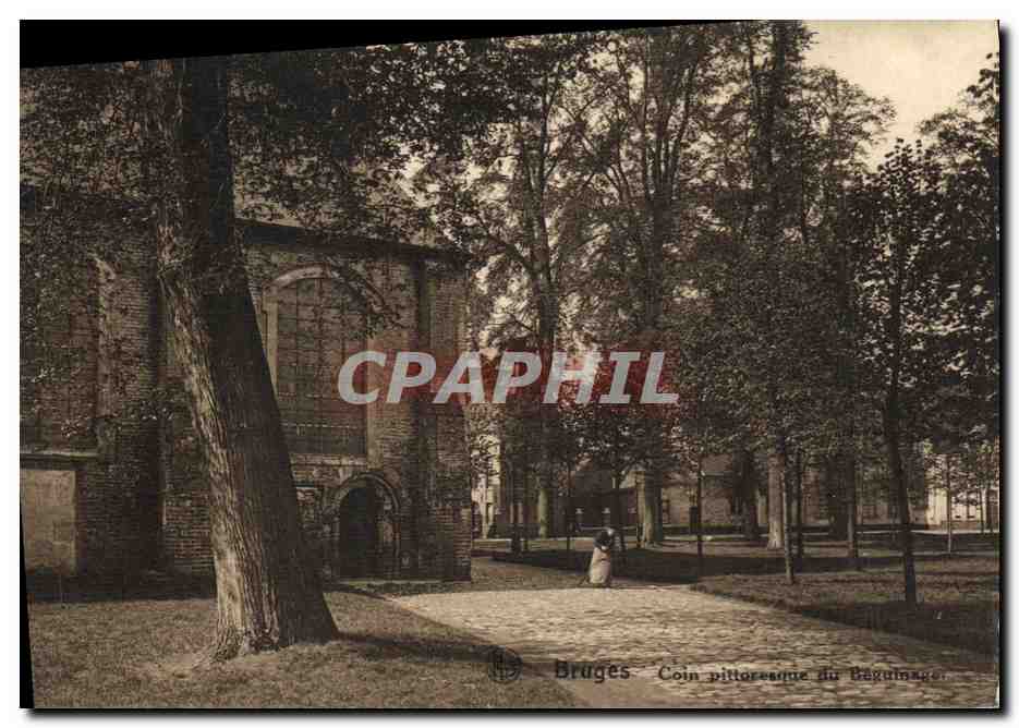 CPA Bruges Coin pittoresque du beguinage