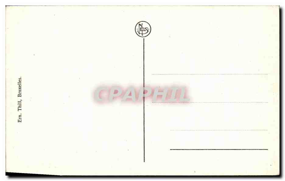 CPA Bruges Coin pittoresque du beguinage — Verso